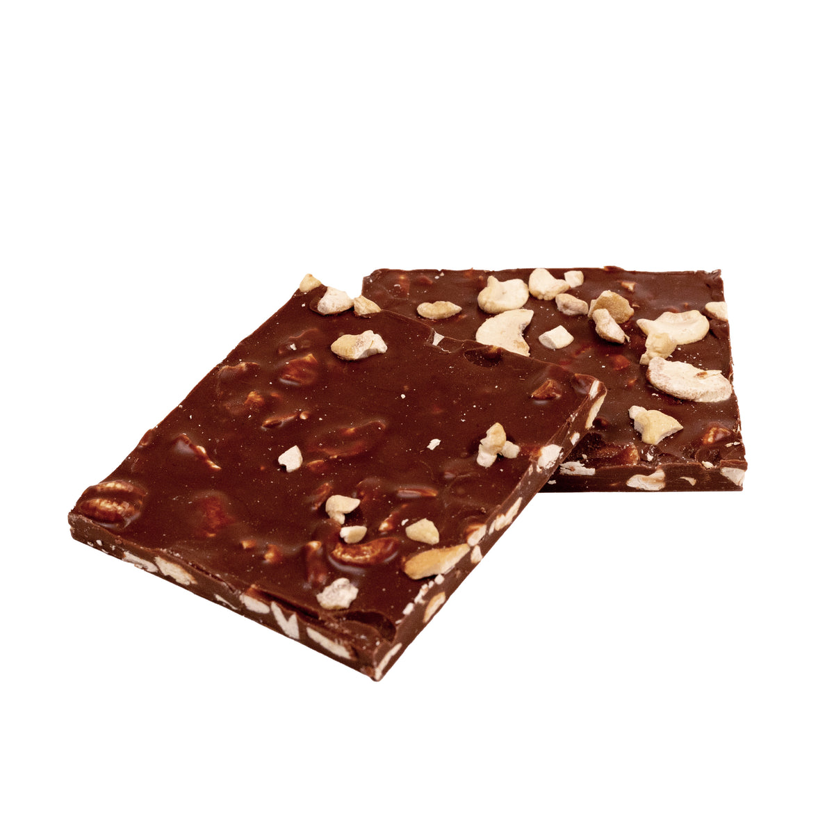Milk chocolate and roasted cashew nut bar 50g - Fairtrade