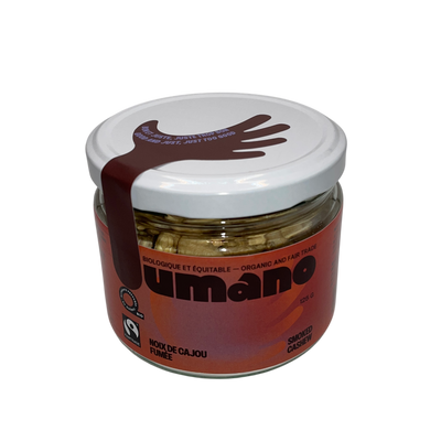 Noix de cajou fumée pot 125g - biologique / équitable